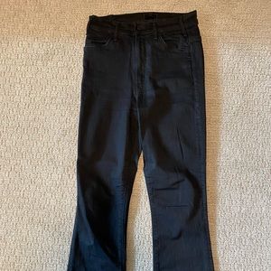 Black Jeans, MOTHER Brand, Size 25, Excellent Condition, Business Casual, Flare